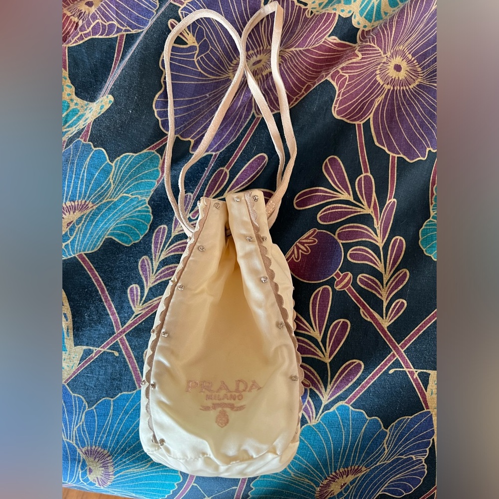 Vintage Prada Drawstring Mini Bucket Bag